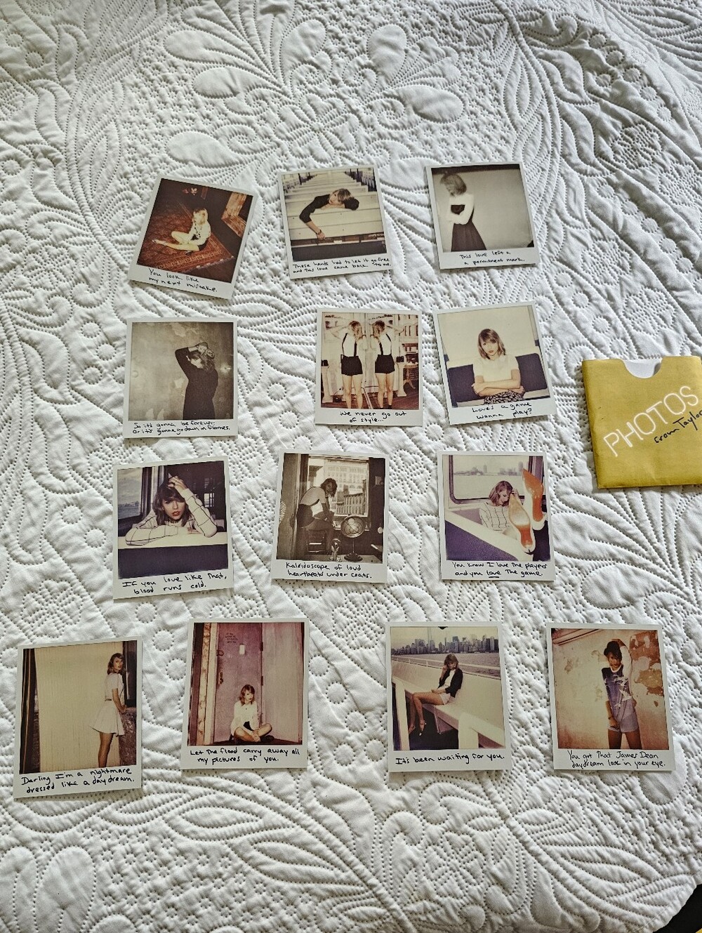 Taylor Swift 1989 Deluxe Original 2014 Album Polaroid Print Set 13 Pack Photos